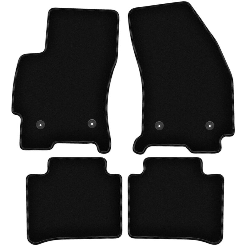 foto del prodotto tappetini basic in velluto nero per ford mondeo mk3 station wagon, liftback, berlina 2001 2007 