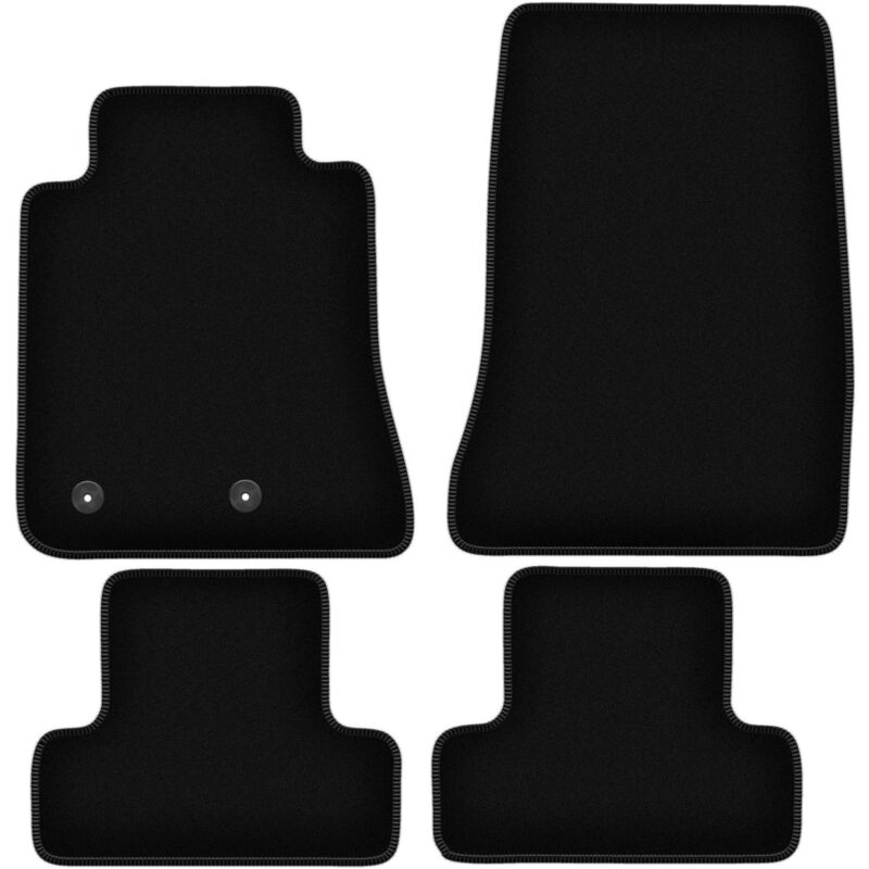 foto del prodotto tappetini basic in velluto nero per ford mustang mk6 coup 2014 