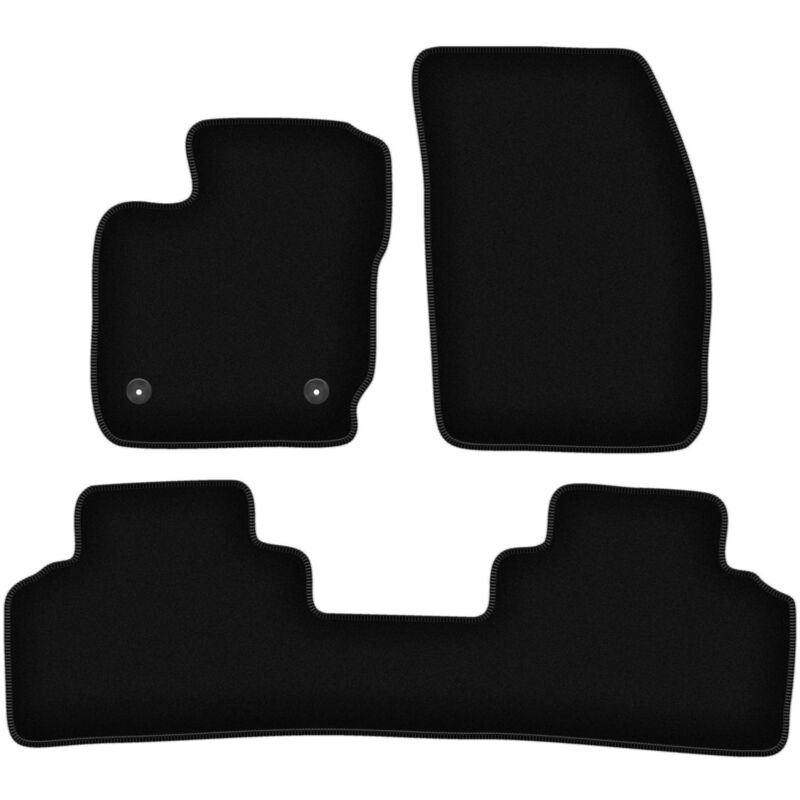 foto del prodotto tappetini basic in velluto nero per ford tourneo courier kombivan 2014 