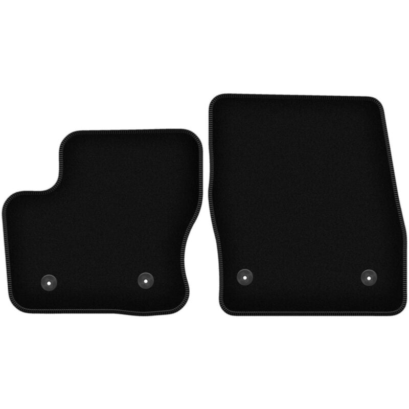 foto del prodotto tappetini basic in velluto nero per ford transit connect fl furgone per consegne 2017 
