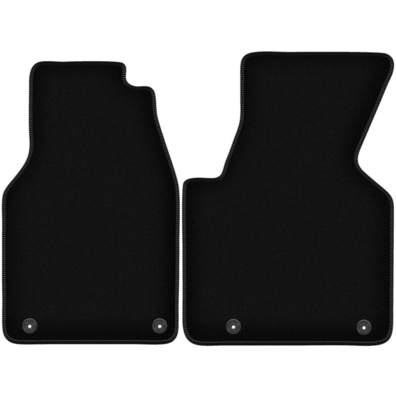 foto del prodotto tappetini basic in velluto nero per furgone per consegne volkswagen transporter t4 multivan 1993 2001 