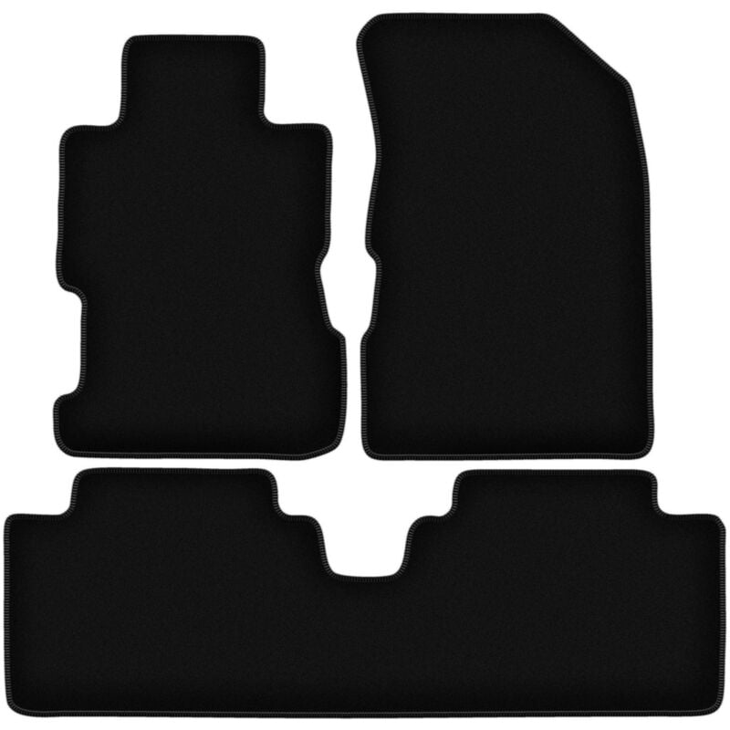 foto del prodotto tappetini basic in velluto nero per honda civic vii berlina 2001 2005 