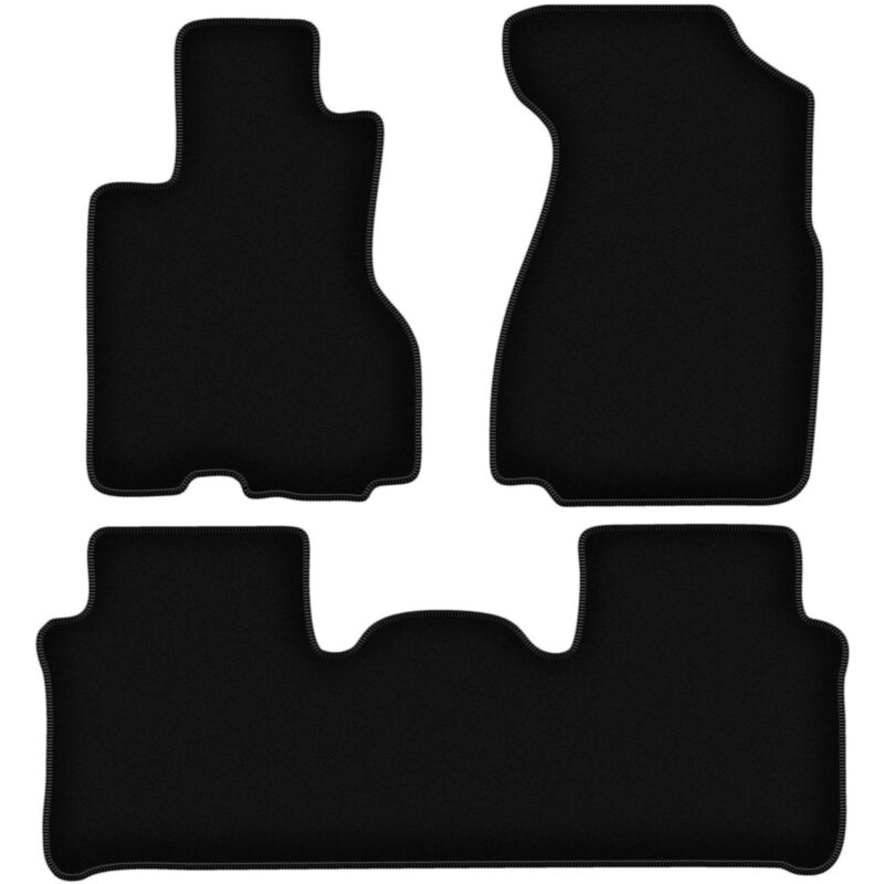 foto del prodotto tappetini basic in velluto nero per honda cr v ii suv 2001 2006 