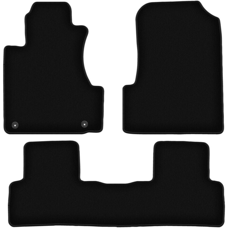 foto del prodotto tappetini basic in velluto nero per honda cr v iii suv 2006 2012 