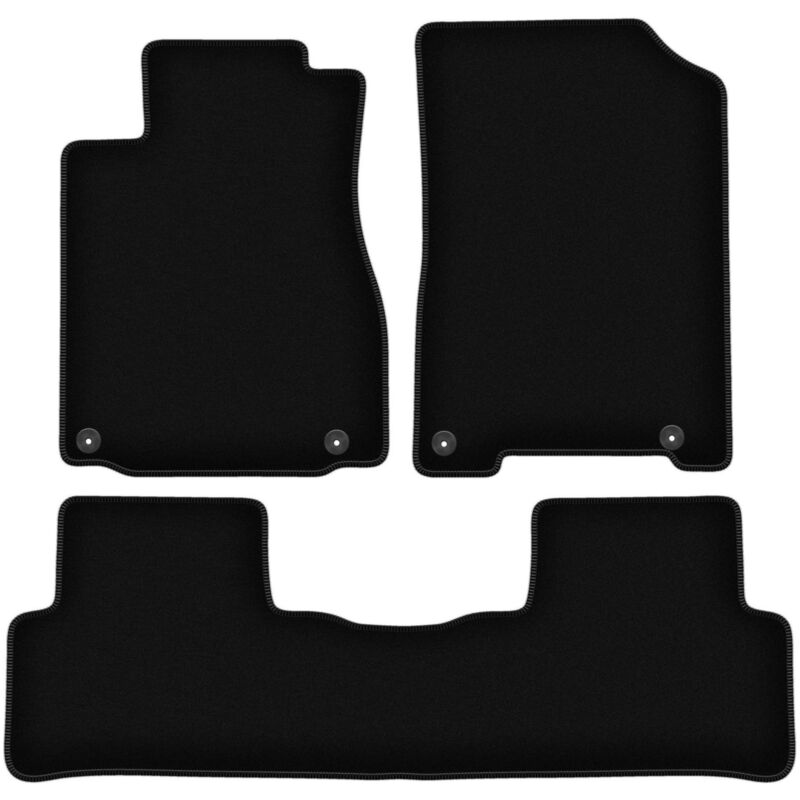 foto del prodotto tappetini basic in velluto nero per honda cr v iv suv 2011 2018 