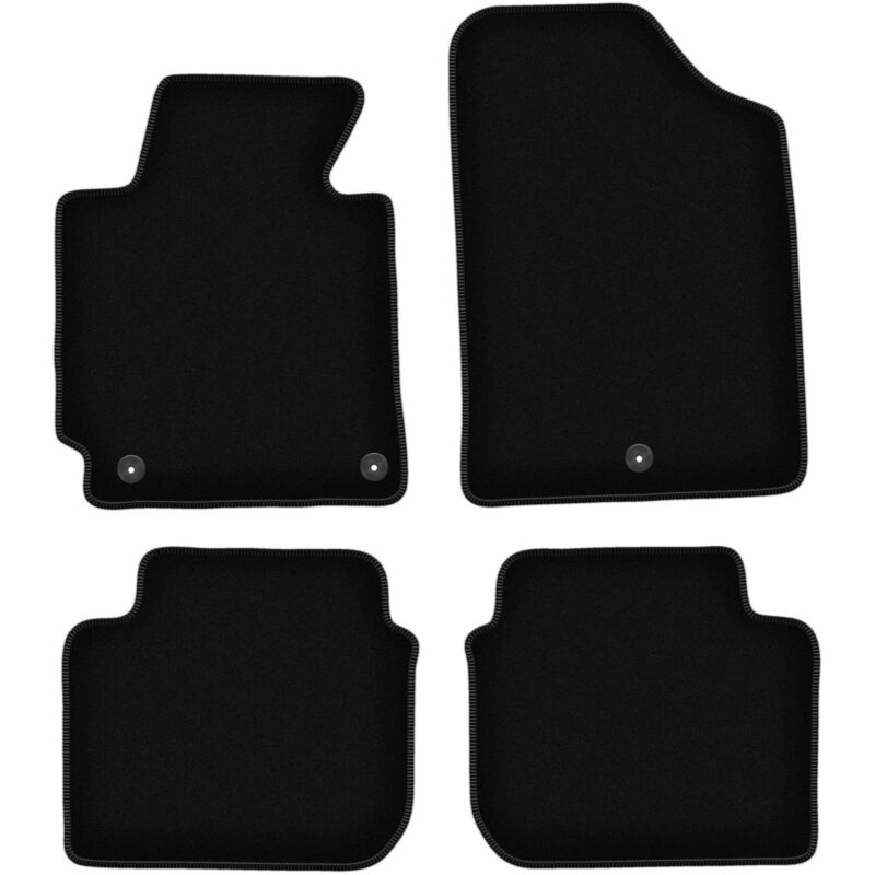 foto del prodotto tappetini basic in velluto nero per: hyundai elantra v coupé, berlina (2010-2016)