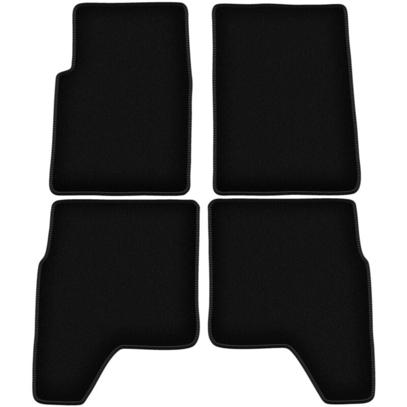 foto del prodotto tappetini basic in velluto nero per hyundai galloper off road 1991 2003 