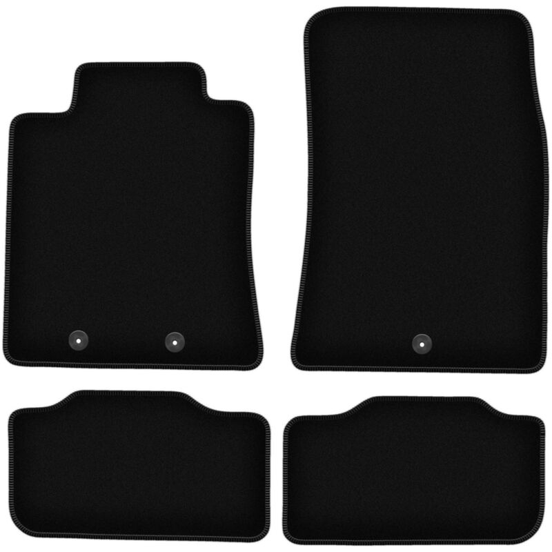 foto del prodotto tappetini basic in velluto nero per: hyundai genesis g80 berlina (2013-)