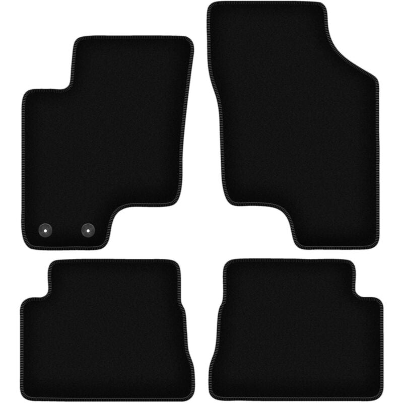 foto del prodotto tappetini basic in velluto nero per hyundai getz hatchback 2002 2010 