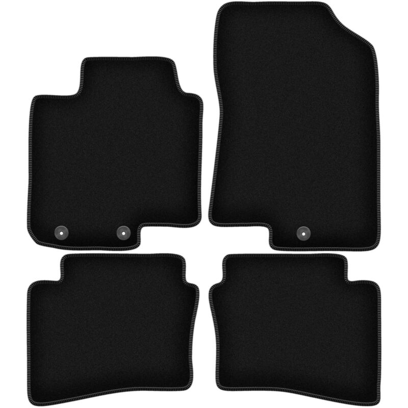 foto del prodotto tappetini basic in velluto nero per hyundai i20 iii hatchback 2020 