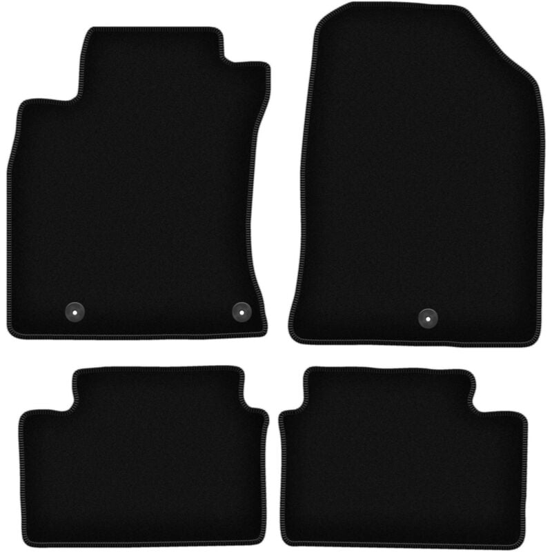 foto del prodotto tappetini basic in velluto nero per hyundai i30 iii fastback, hatchback, station wagon 2016 