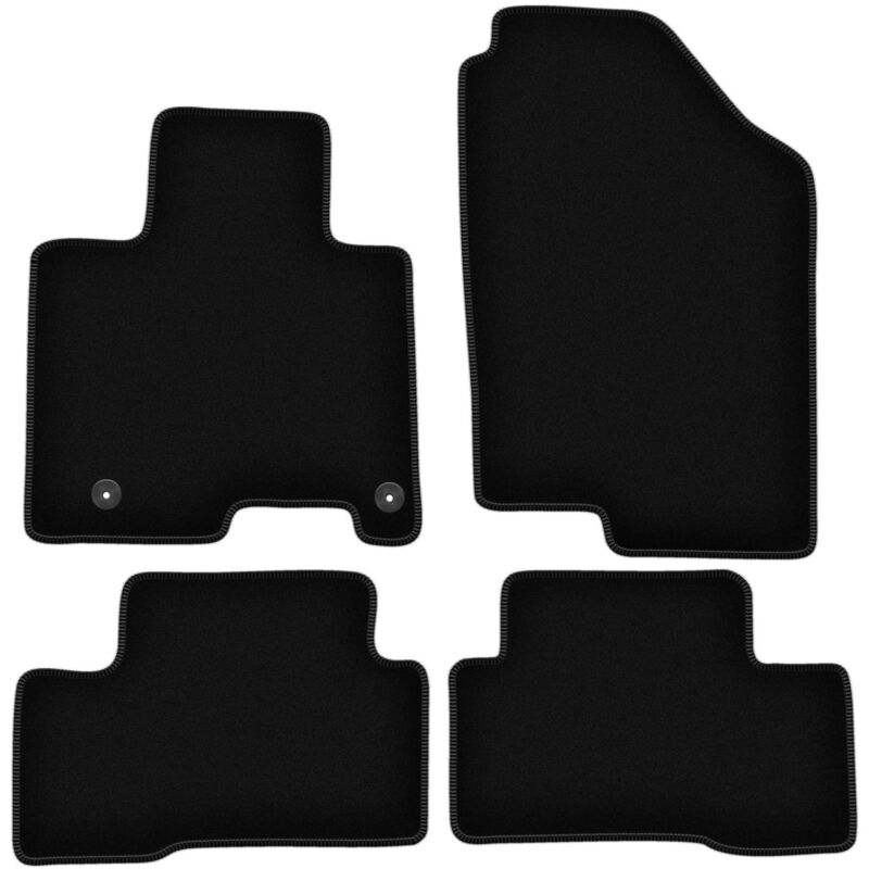 foto del prodotto tappetini basic in velluto nero per hyundai tucson iv hybrid suv 2021 