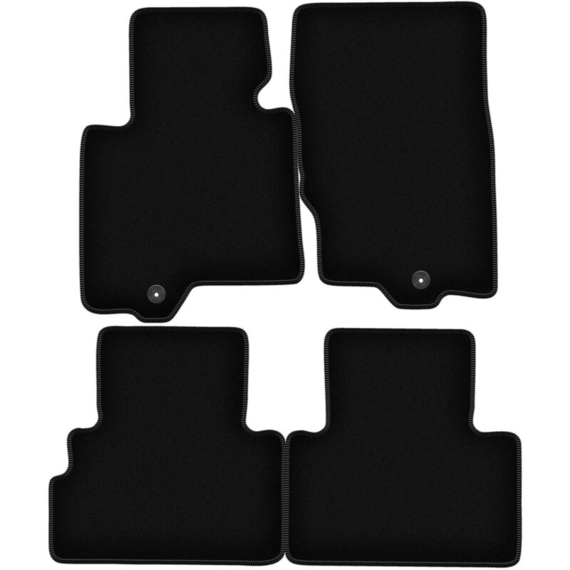 foto del prodotto tappetini basic in velluto nero per infiniti qx70 suv 2008 2017 