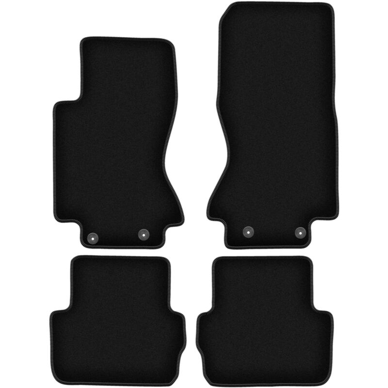 foto del prodotto tappetini basic in velluto nero per jaguar s type x204 berlina 2002 2008 