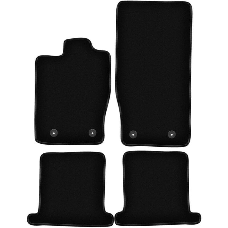 foto del prodotto tappetini basic in velluto nero per jaguar xk coup 2006 2014 