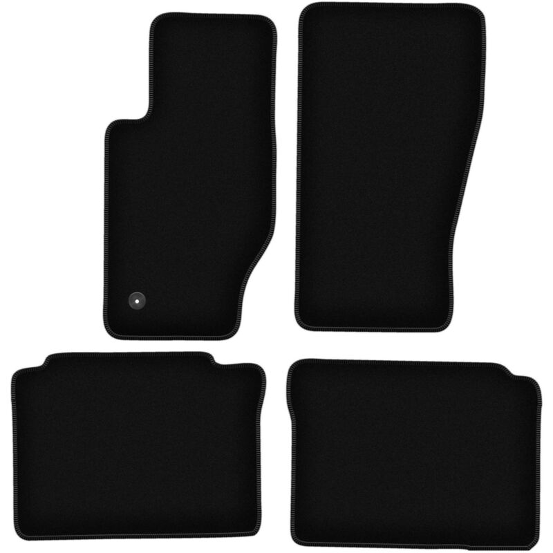 foto del prodotto tappetini basic in velluto nero per jeep grand cherokee iii wk off road 2005 2010 