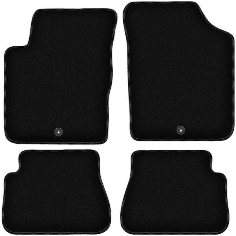 foto del prodotto tappetini basic in velluto nero per kia picanto i hatchback 2003 2011 