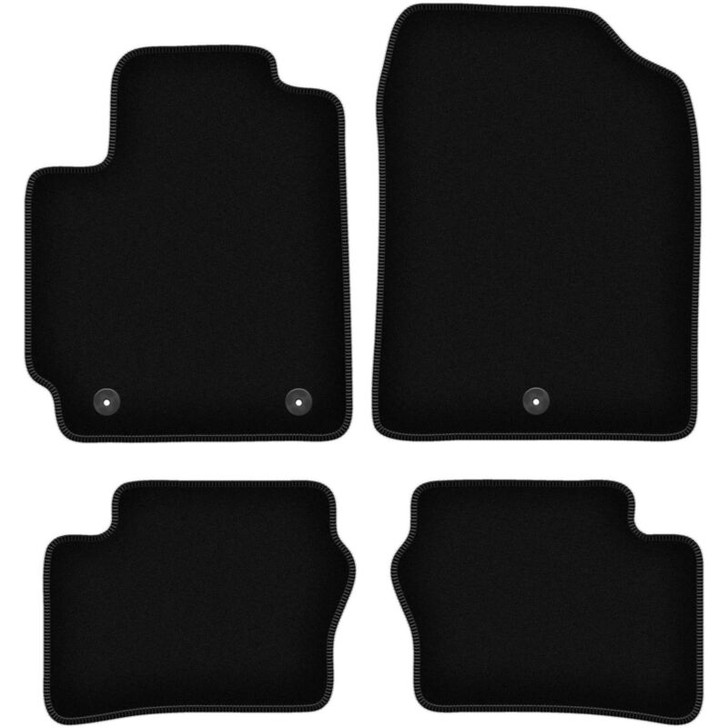 foto del prodotto tappetini basic in velluto nero per kia picanto iii hatchback 2017 