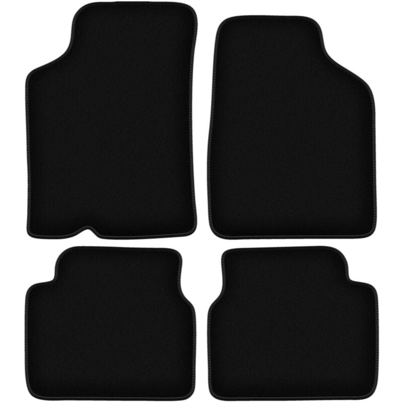 foto del prodotto tappetini basic in velluto nero per: kia sephia ii berlina (1997-2001)
