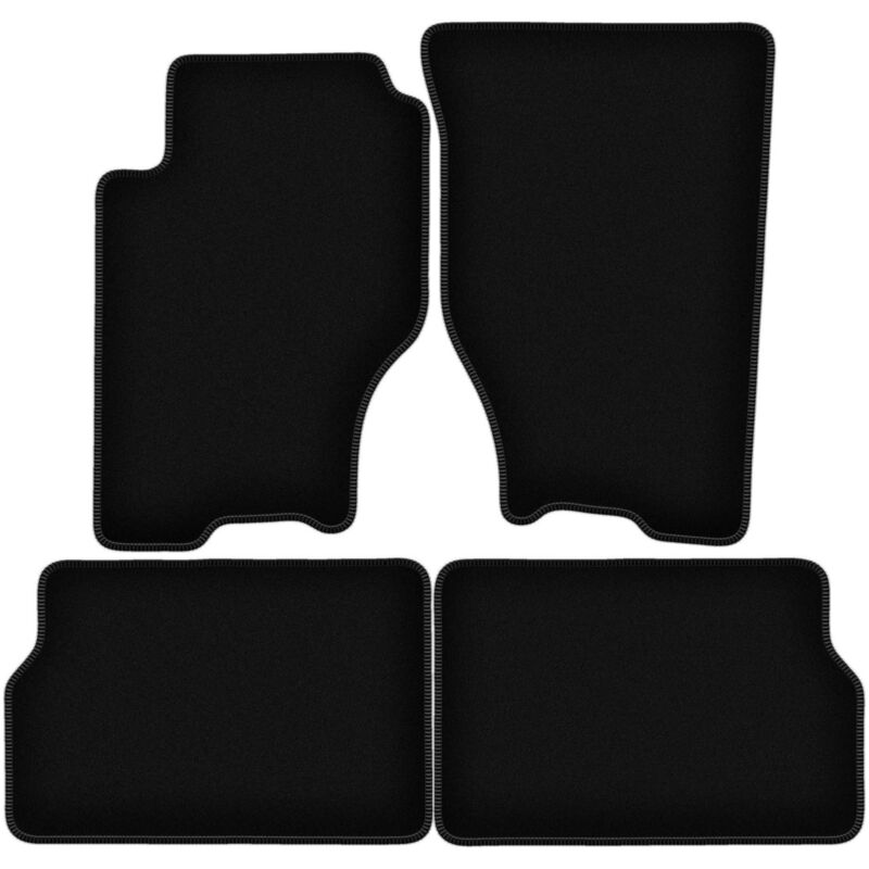 foto del prodotto tappetini basic in velluto nero per kia sorento i suv 2003 2009 
