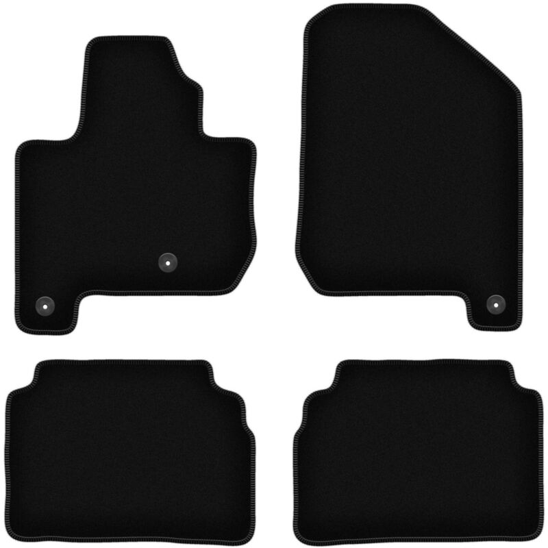 foto del prodotto tappetini basic in velluto nero per kia soul ev hatchback 2013 2019 