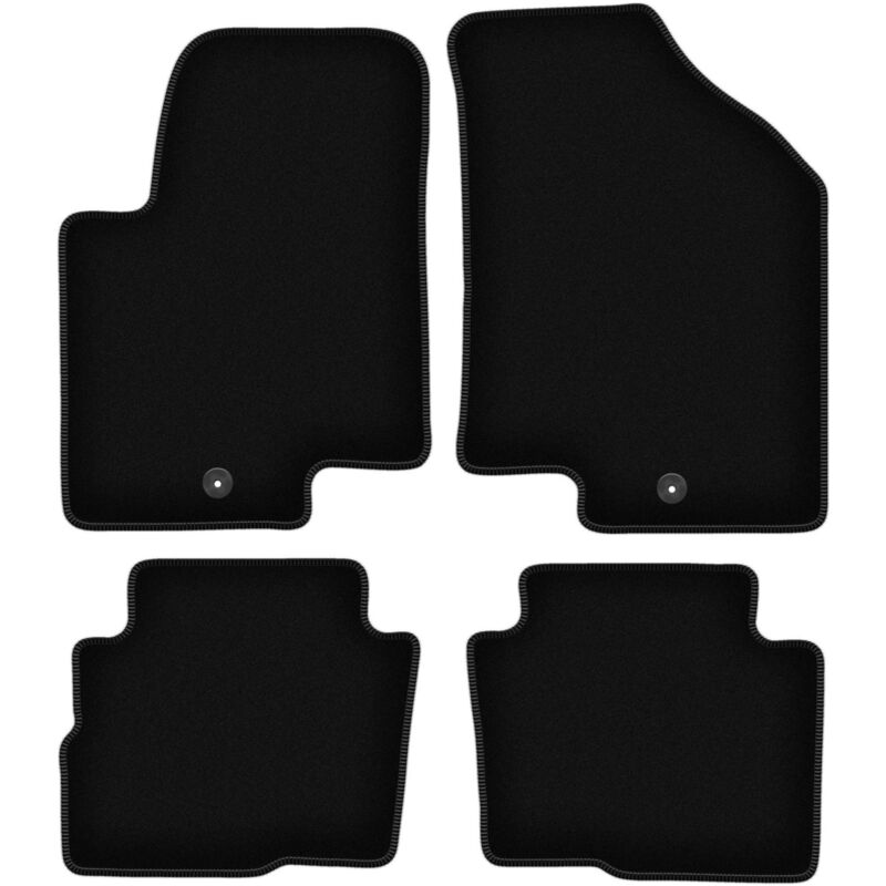 foto del prodotto tappetini basic in velluto nero per kia soul i crossover 2009 2013 