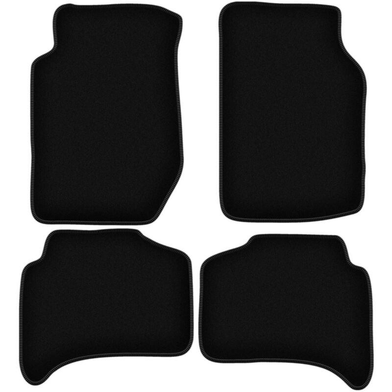 foto del prodotto tappetini basic in velluto nero per kia sportage i suv 1995 2004 