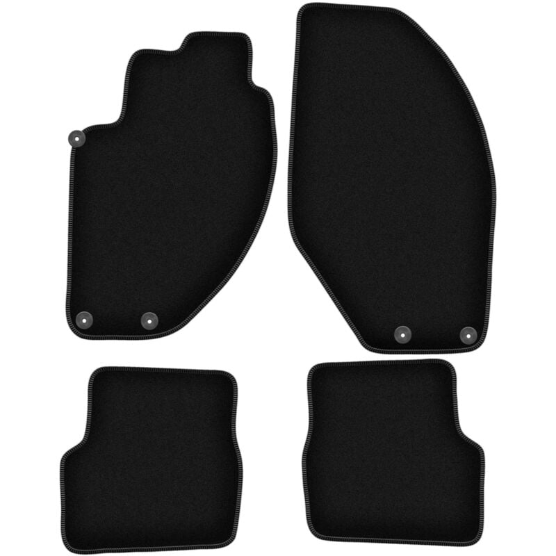 foto del prodotto tappetini basic in velluto nero per lancia kappa berlina 1994 2002 