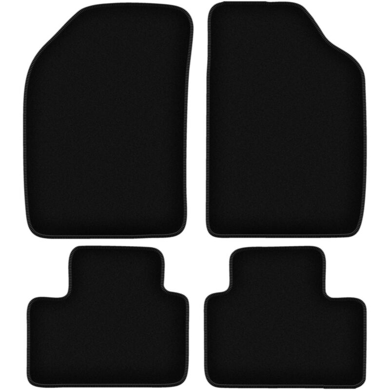 foto del prodotto tappetini basic in velluto nero per lancia ypsilon i hatchback 1996 2003 