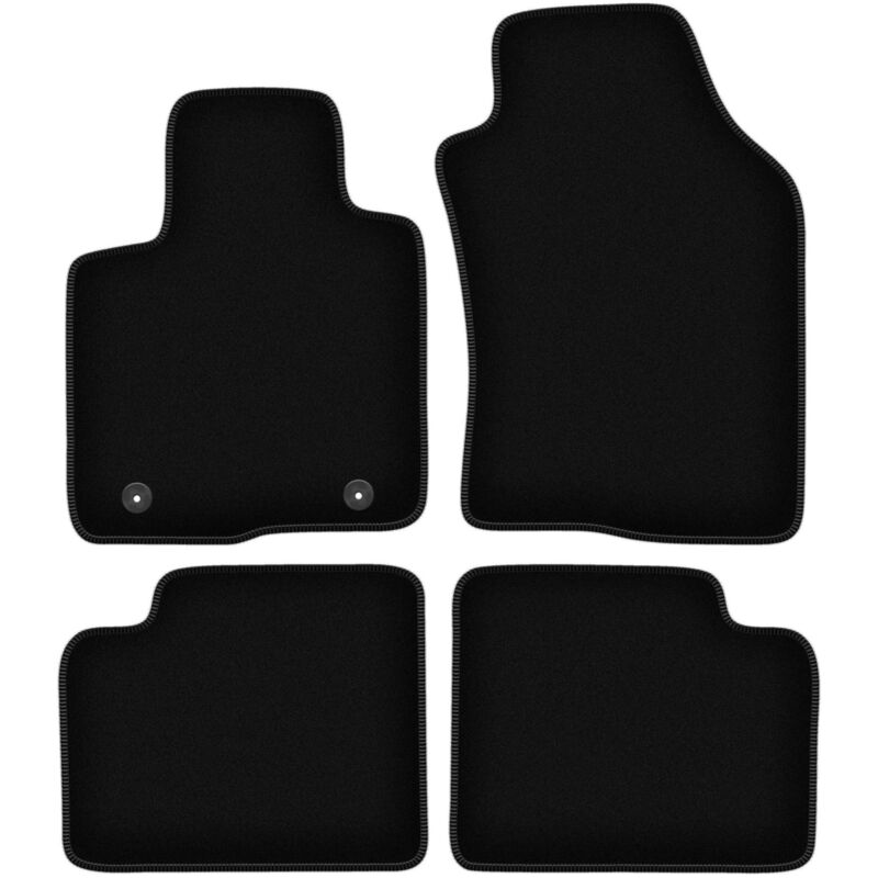foto del prodotto tappetini basic in velluto nero per lancia ypsilon iii hatchback 2011 
