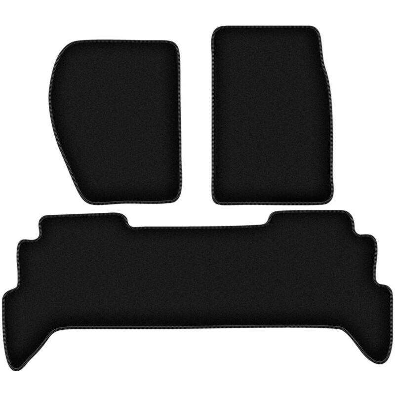 foto del prodotto tappetini basic in velluto nero per land rover discovery i off road 1989 1998 
