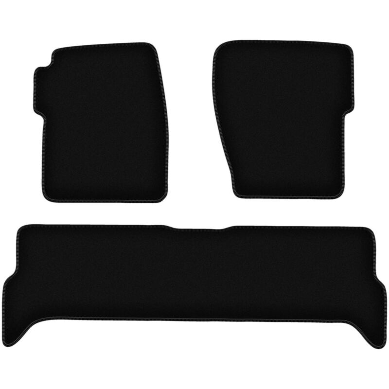 foto del prodotto tappetini basic in velluto nero per land rover discovery ii off road 1998 2004 