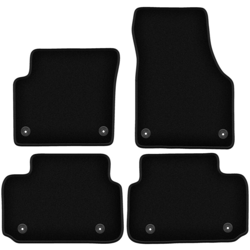 foto del prodotto tappetini basic in velluto nero per land rover discovery sport suv 2014 