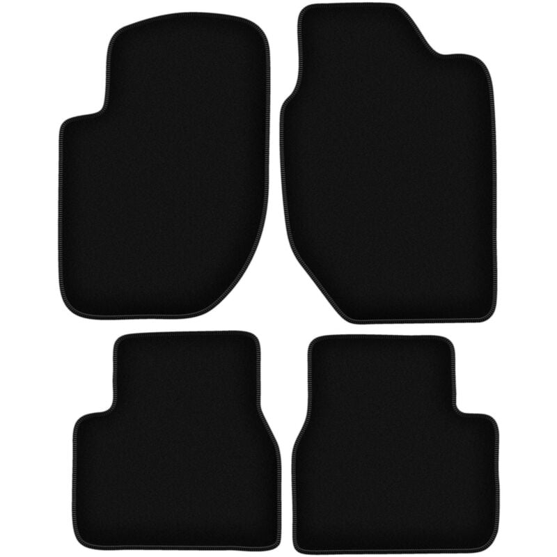foto del prodotto tappetini basic in velluto nero per land rover freelander i suv 1996 2006 