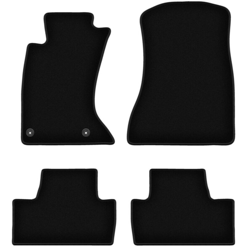 foto del prodotto tappetini basic in velluto nero per lexus is ii 4wd berlina 2005 2013 