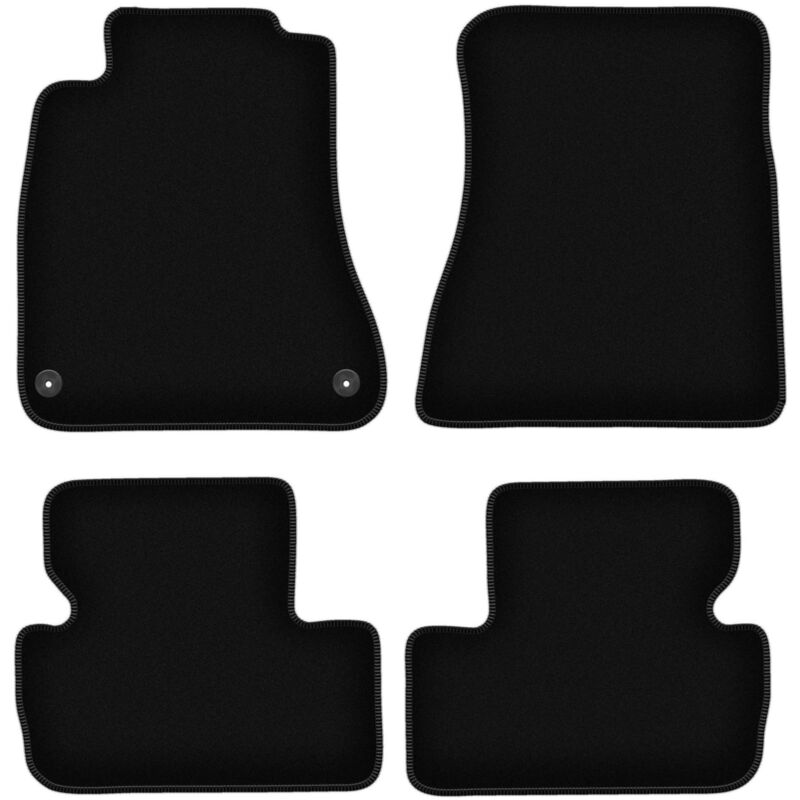 foto del prodotto tappetini basic in velluto nero per lexus is ii berlina 2005 2013 