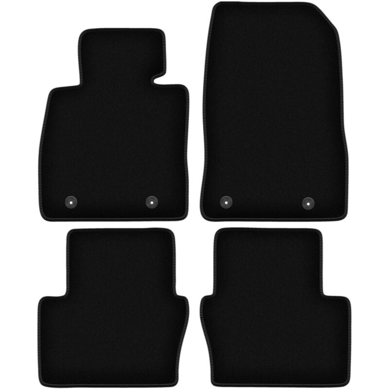 immagine 0 del prodotto tappetini basic in velluto nero per mazda 2 iv hatchback 2014 