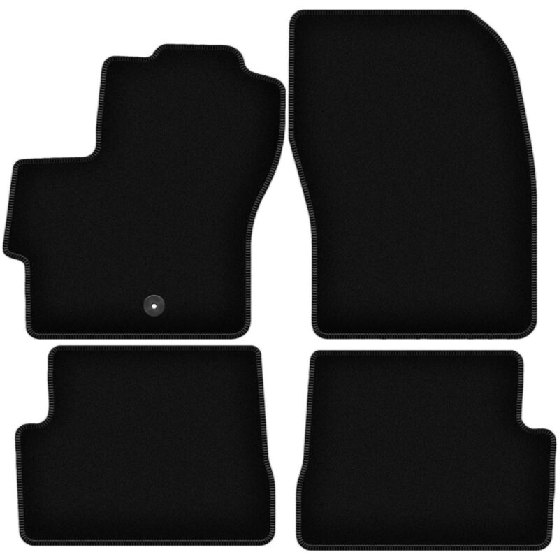 foto del prodotto tappetini basic in velluto nero per mazda 3 i bk hatchback 2003 2009 