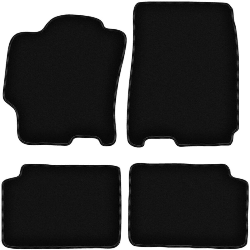 foto del prodotto tappetini basic in velluto nero per mazda 323 bj berlina, hatchback, break, station wagon 1998 2003 