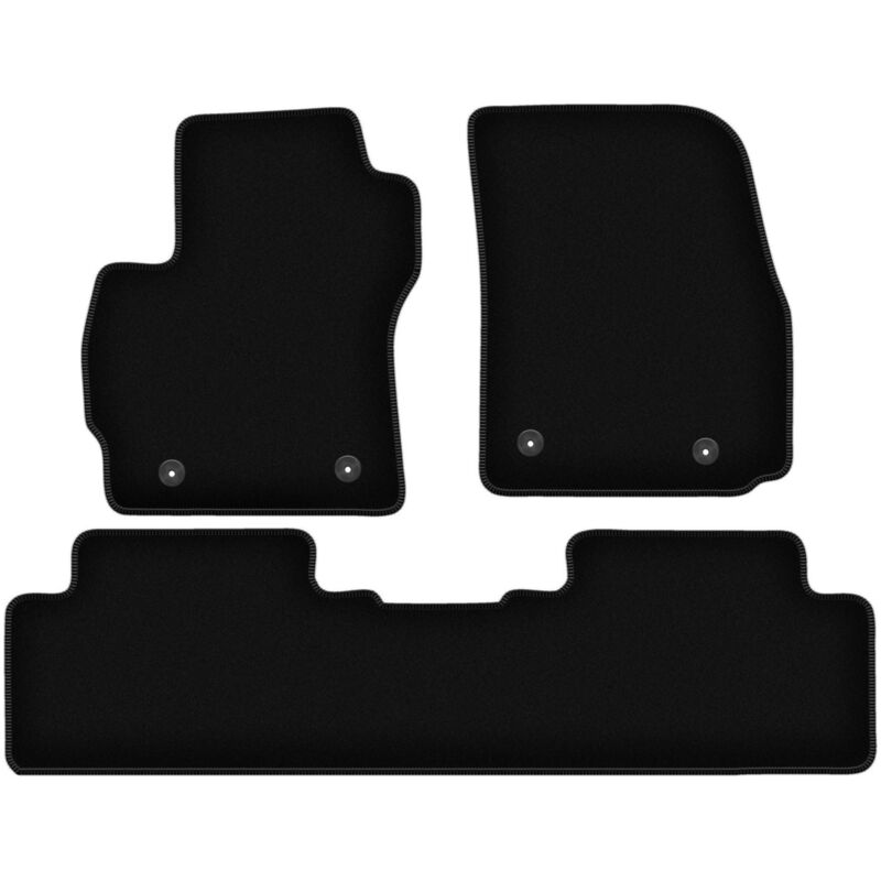 foto del prodotto tappetini basic in velluto nero per mazda 5 i minivan 2005 2010 