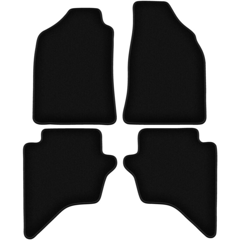 foto del prodotto tappetini basic in velluto nero per mazda bt 50 pick up 2007 2012 