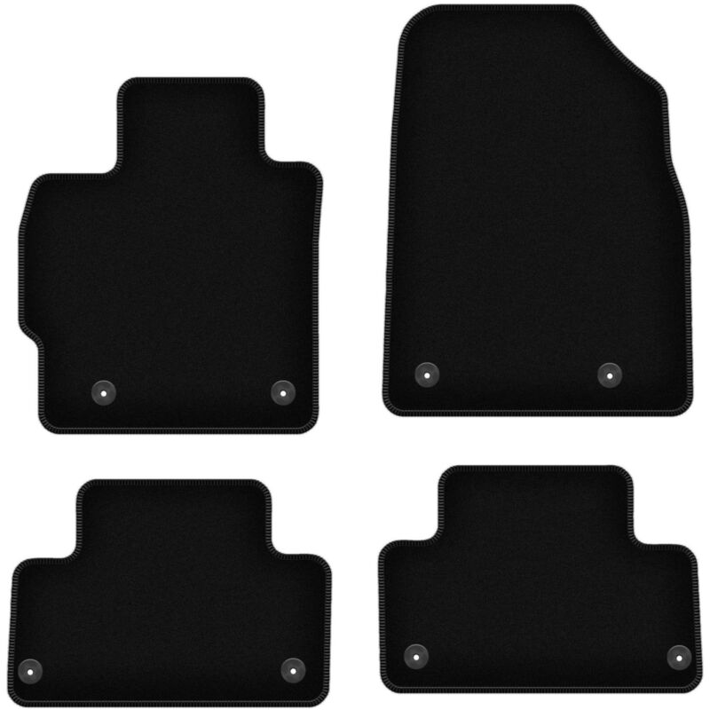 foto del prodotto tappetini basic in velluto nero per mazda cx 7 suv 2006 2009 