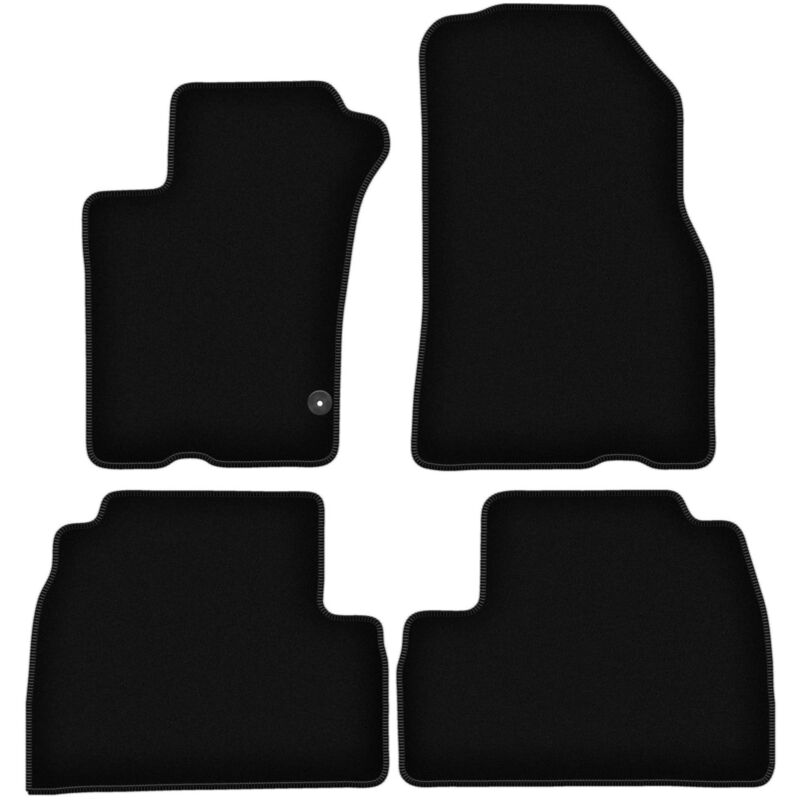 foto del prodotto tappetini basic in velluto nero per mercedes ml w163 suv 1998 2005 