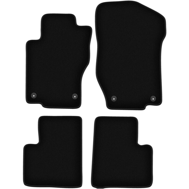 foto del prodotto tappetini basic in velluto nero per mercedes ml w164 suv 2005 2011 