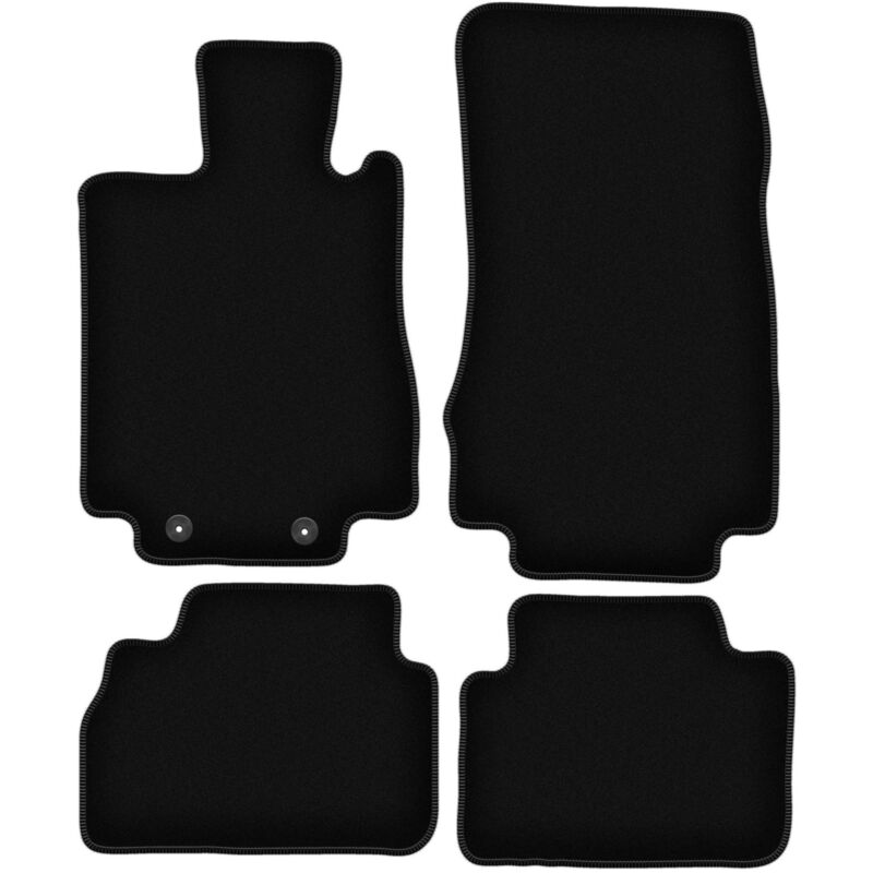 foto del prodotto tappetini basic in velluto nero per mercedes s w220 berlina corta 1998 2005 