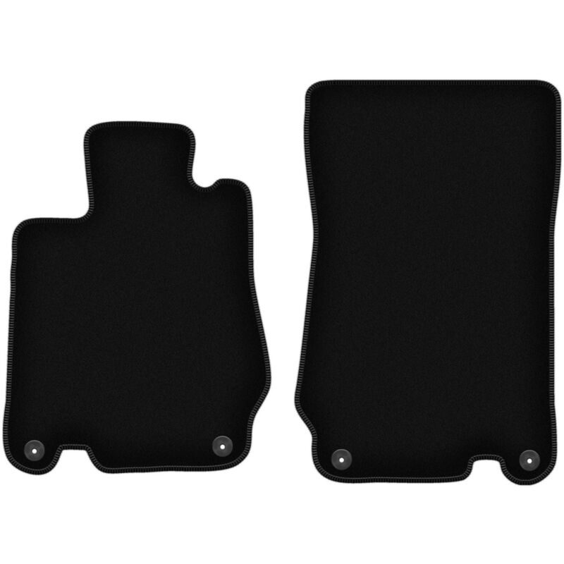 foto del prodotto tappetini basic in velluto nero per mercedes sl r230 roadster 2001 2011 