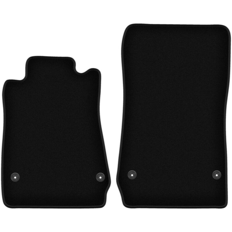 foto del prodotto tappetini basic in velluto nero per mercedes slk r171 coup 2004 2011 