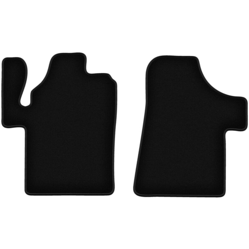 foto del prodotto tappetini basic in velluto nero per mercedes vito ii w639 furgone per consegne 2003 2014 