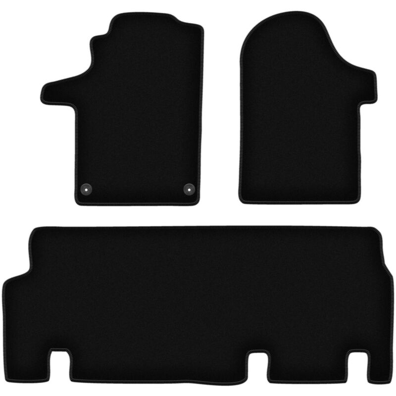 foto del prodotto tappetini basic in velluto nero per mercedes vito w447 furgone per consegne 2014 