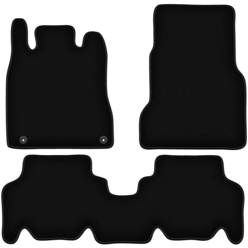 foto del prodotto tappetini basic in velluto nero per mercedes w168 con portellone posteriore 1997 2004 